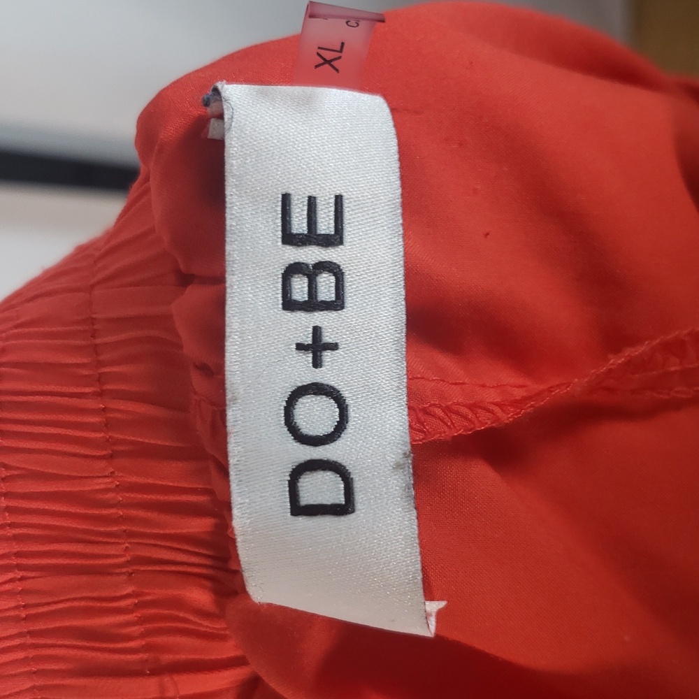 DO+BE Vibrant Orange Pleated Mini Skirt - Gently Used‎ - Picture 7 of 11